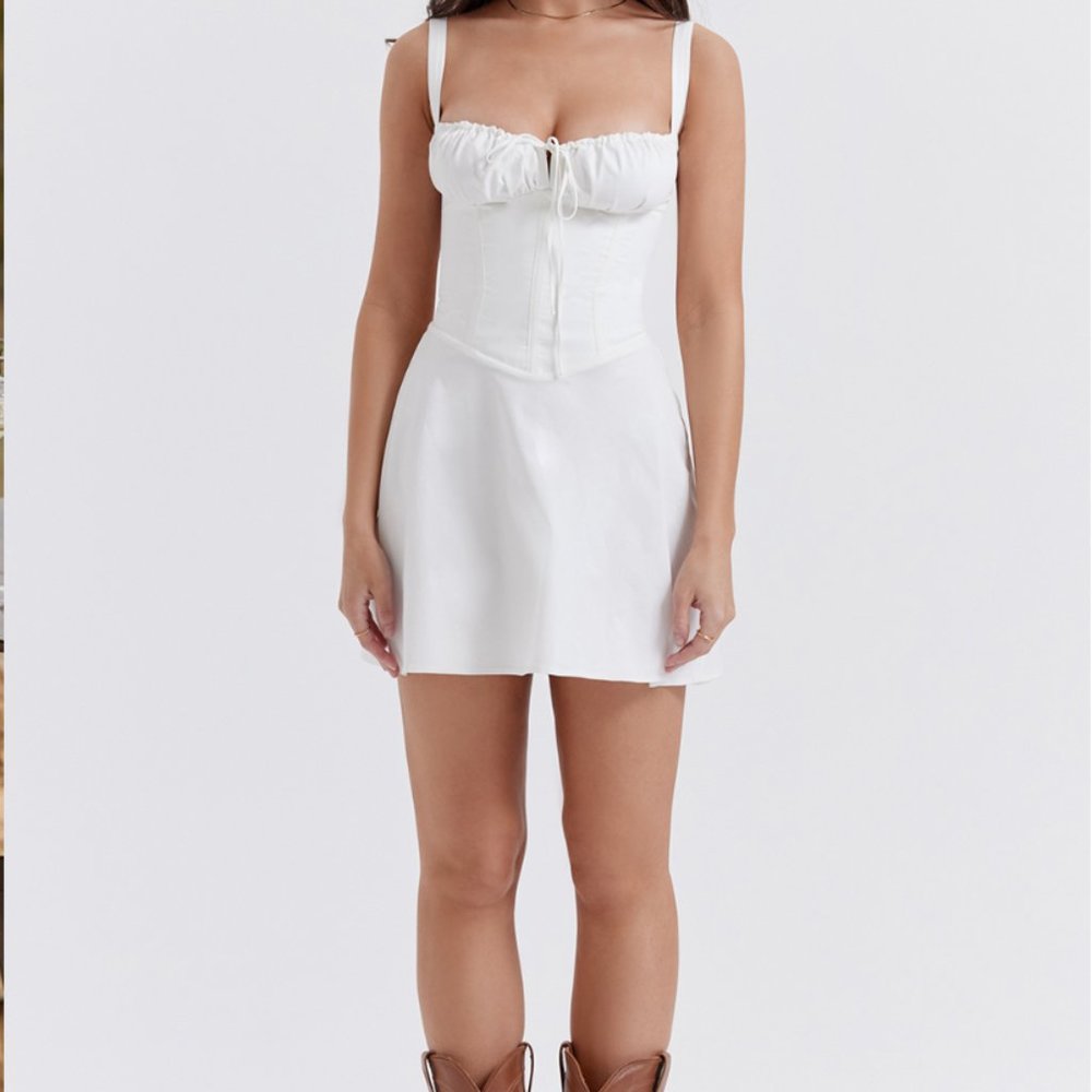 House of CB White Mini Dress